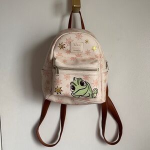 Disney Loungefly Tangled Pascal Mini Backpack - Cream